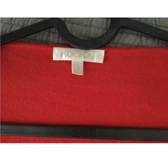 Kookai red cardigan. Wore it once , doesn’t fit me in the chest. - Picture 2 of 3